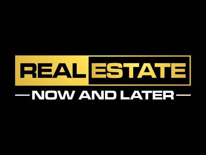 Real Estate Now and Later logo design by Lafayate