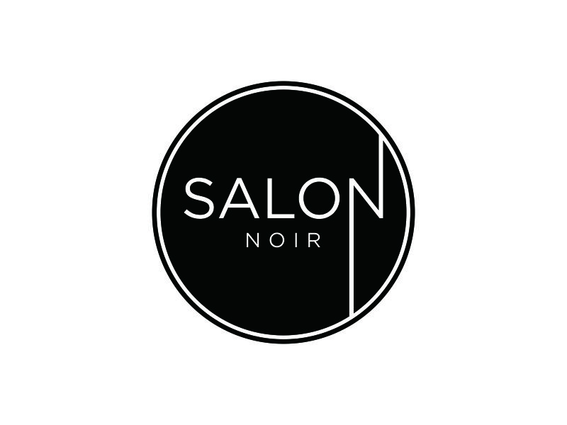 Salon noir logo design by ozenkgraphic