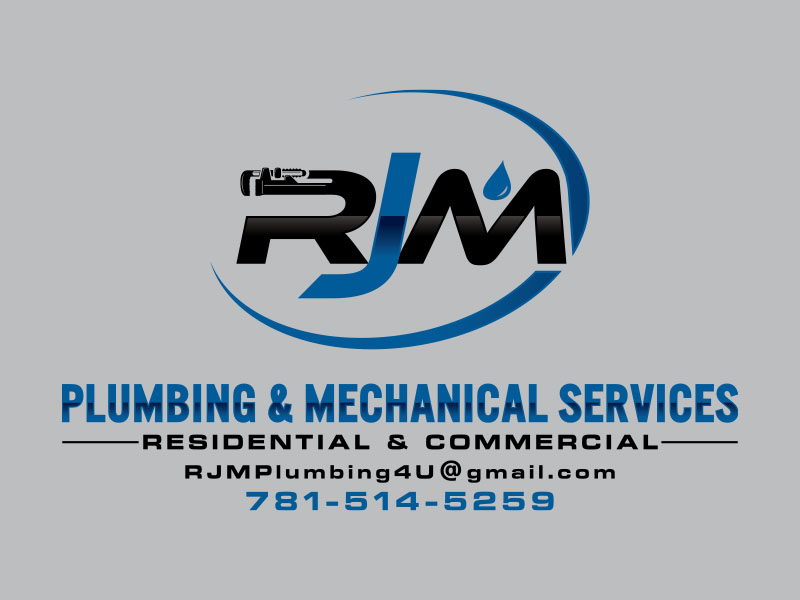 RJM Plumbing & Mechanical Services   Residential & Commercial logo design by bluespix