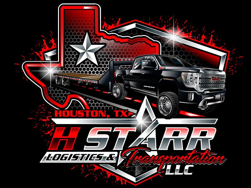 H Starr Logistics & Transportation LLC logo design by Gilate