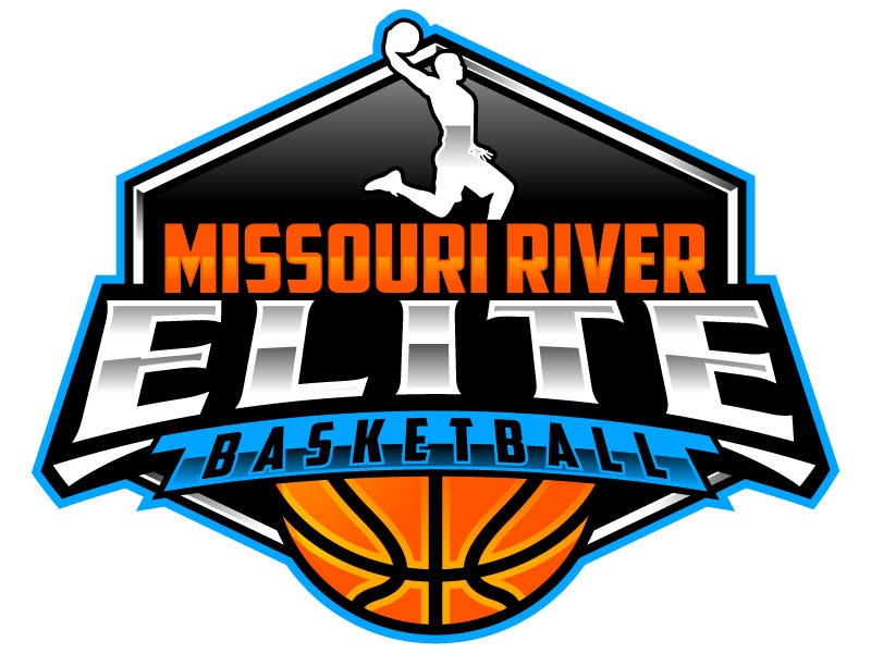 Missouri River Elite Basketball logo design by LogoQueen