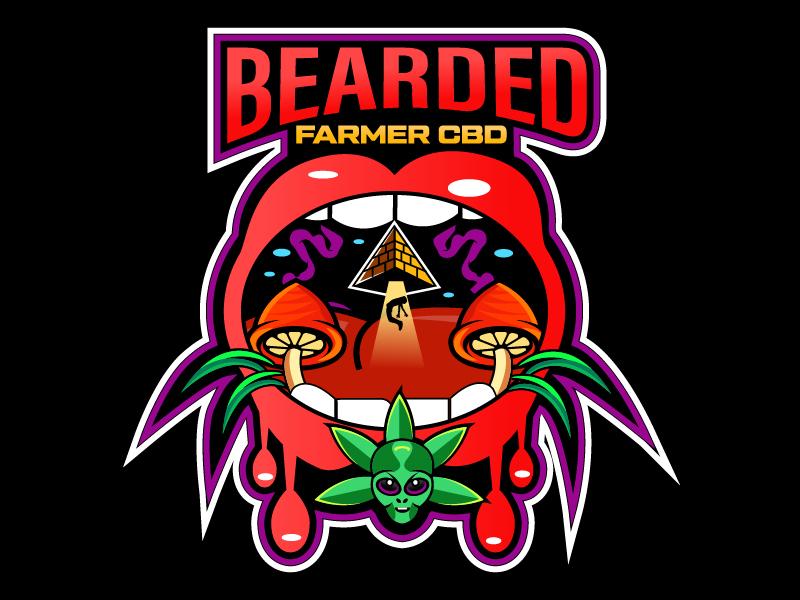 BEARDED FARMER CBD logo design by czars
