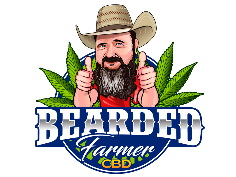 BEARDED FARMER CBD logo design by DreamLogoDesign