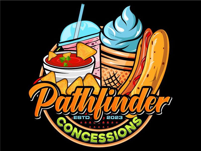 Pathfinder Concessions logo design by Suvendu