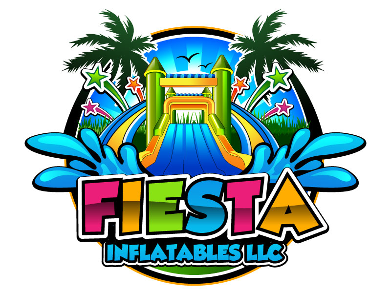 Fiesta Inflatables LLC logo design by Suvendu