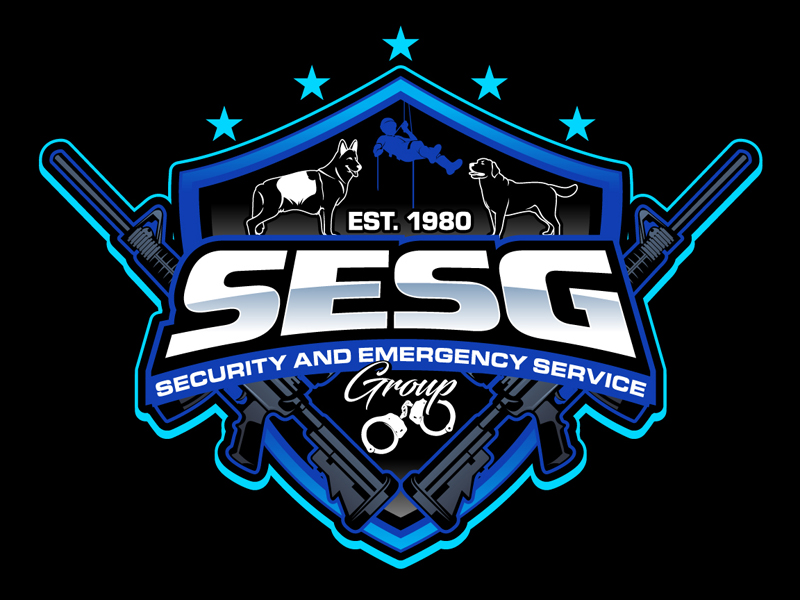 SESG Security and Emergency Service Group logo design by DreamLogoDesign