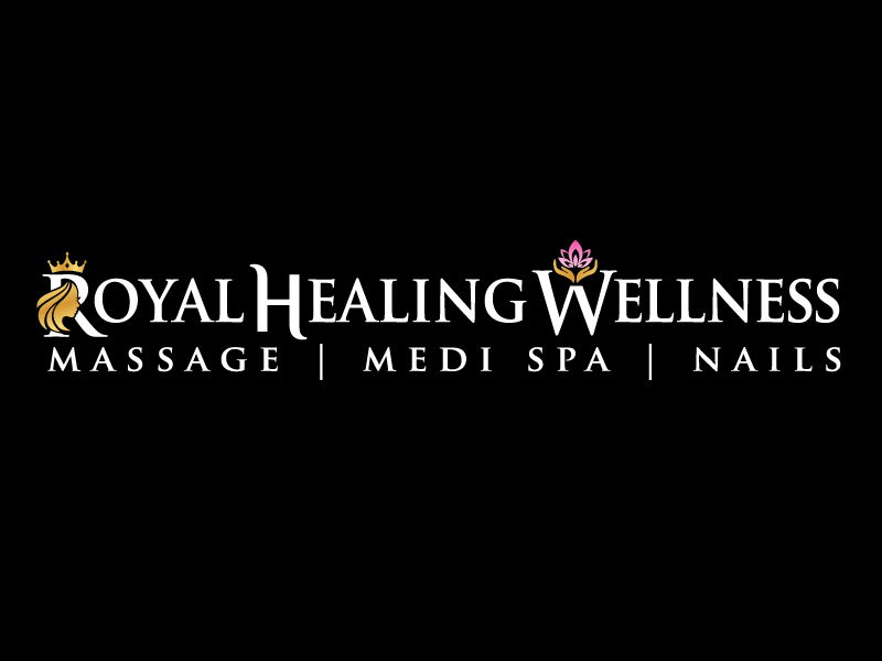 Royal Healing Wellness Massage, Medi Spa, Nails logo design by jaize