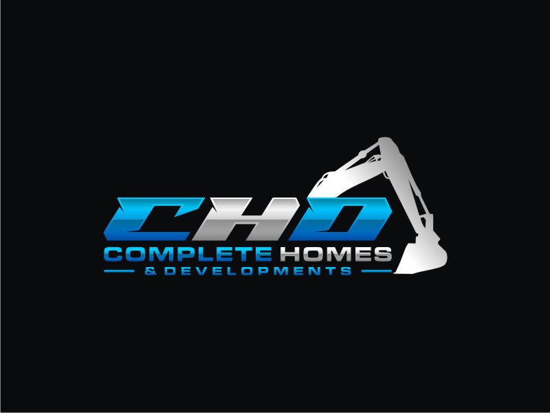CHD            complete homes & developments logo design by Artomoro