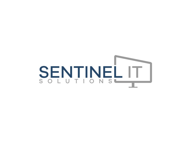 Sentinel IT Solutions logo design by Artomoro