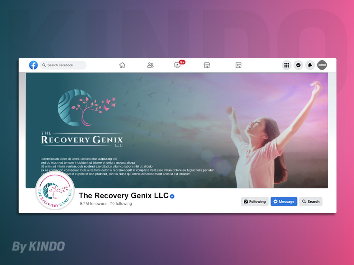 The Recovery Genix LLC logo design by Kindo