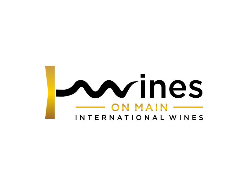 Wines On Main logo design by scolessi