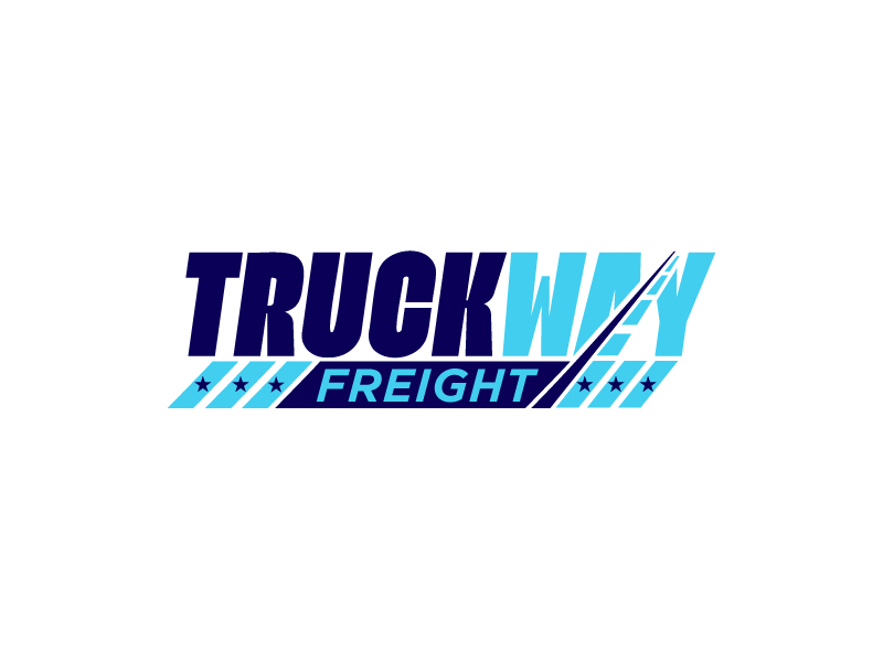 TruckWay Freight logo design by Ebad uddin