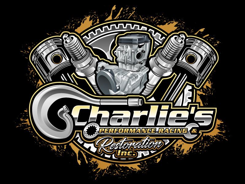 Charlie's Performance Racing & Restoration Inc. logo design by SumitSingha