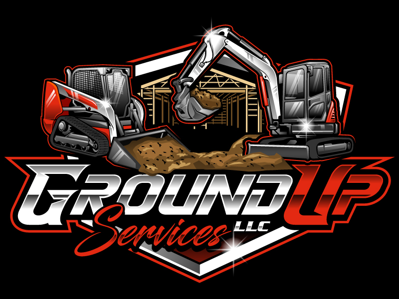 GroundUp Services LLC logo design by SumitSingha