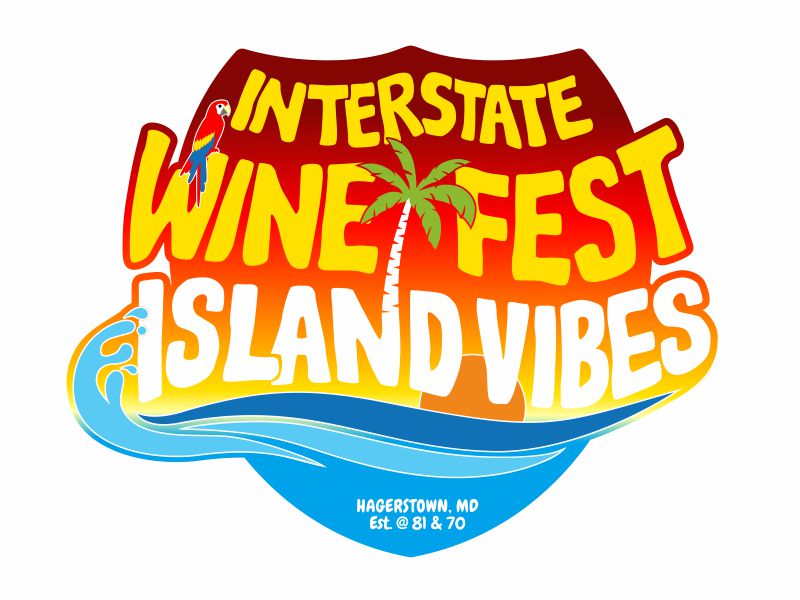 Interstate Wine Fest~Island Vibes logo design by agus