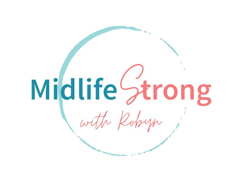 Midlife Strong (or Midlife Strong with Robyn) logo design by Gwerth