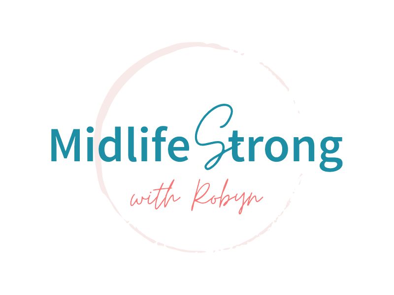 Midlife Strong (or Midlife Strong with Robyn) logo design by Gwerth