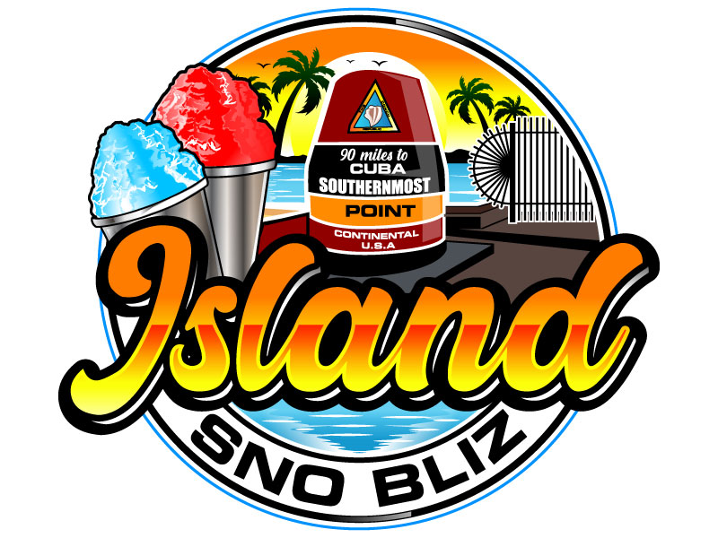 Island Sno Bliz logo design by LogoQueen