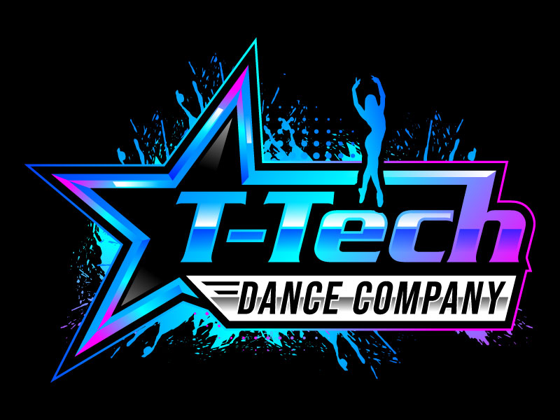 T-Tech Dance Company logo design by LogoQueen