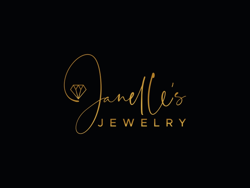 Janelle's Jewelry logo design by violin