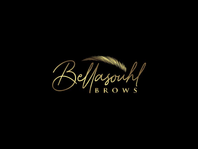 Bellasouhl Brows logo design by oke2angconcept
