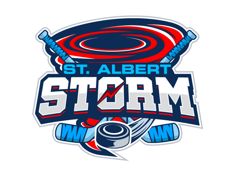 St. Albert Storm logo design by Suvendu