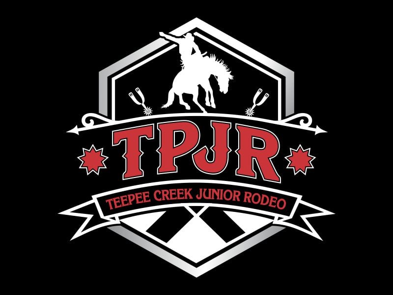 Teepee Creek Junior Rodeo logo design by oke2angconcept