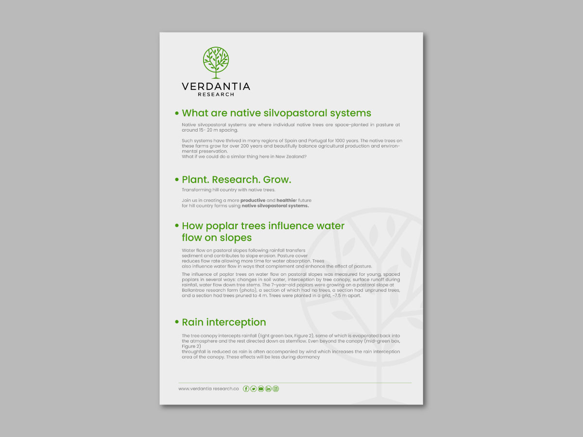 Verdantia Research logo design by Boomstudioz