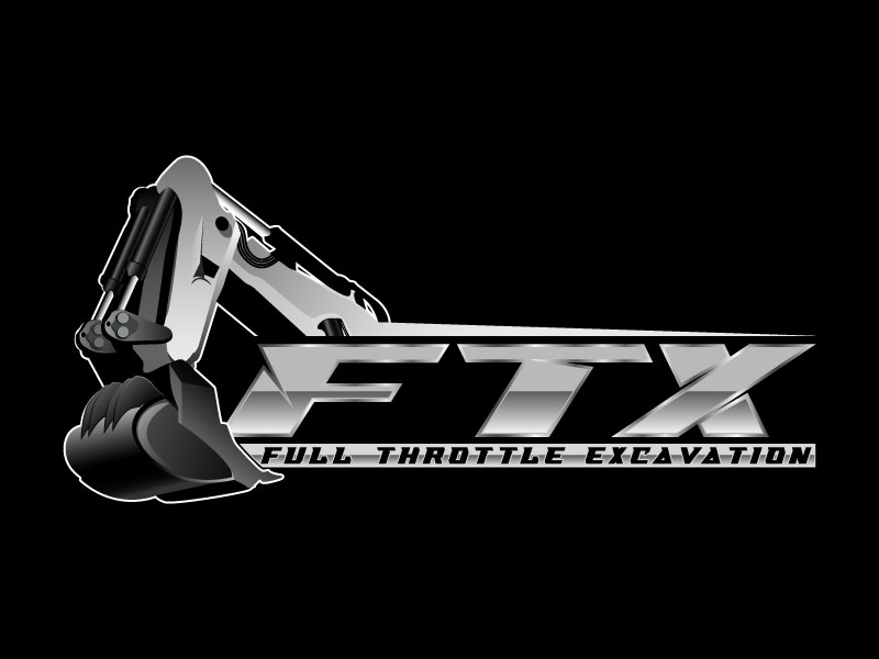 Full Throttle Excavation logo design by subrata