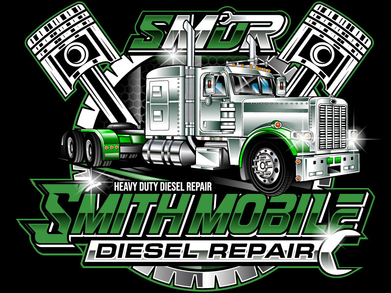 Smith Mobile Diesel Repair logo design by Gilate