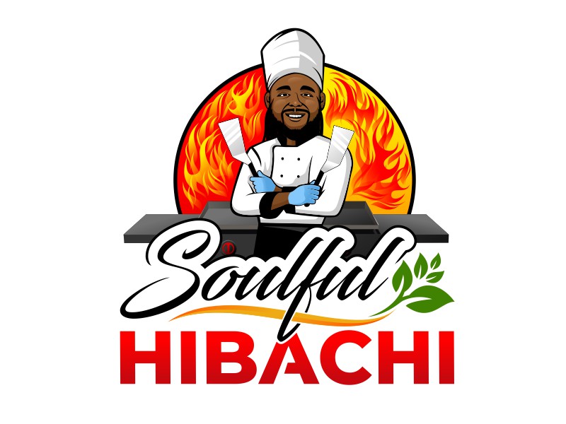 Soulful Hibachi logo design by mutafailan
