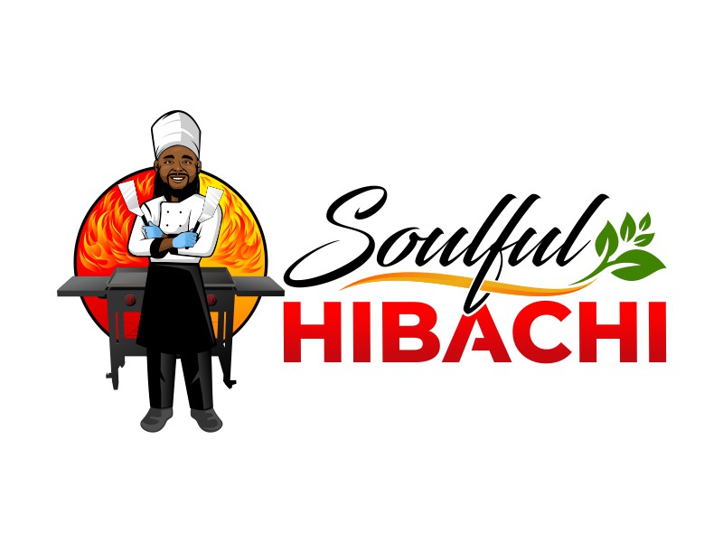 Soulful Hibachi logo design by mutafailan