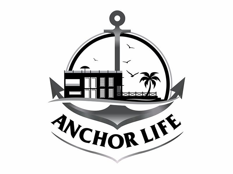 Anchor Life logo design by gitzart