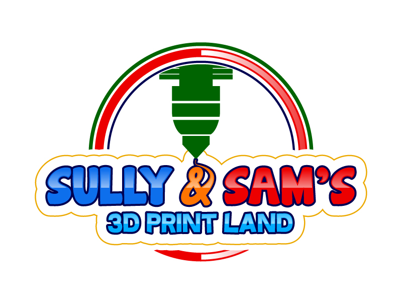 Sully & Sam's 3D Print Land logo design by uttam