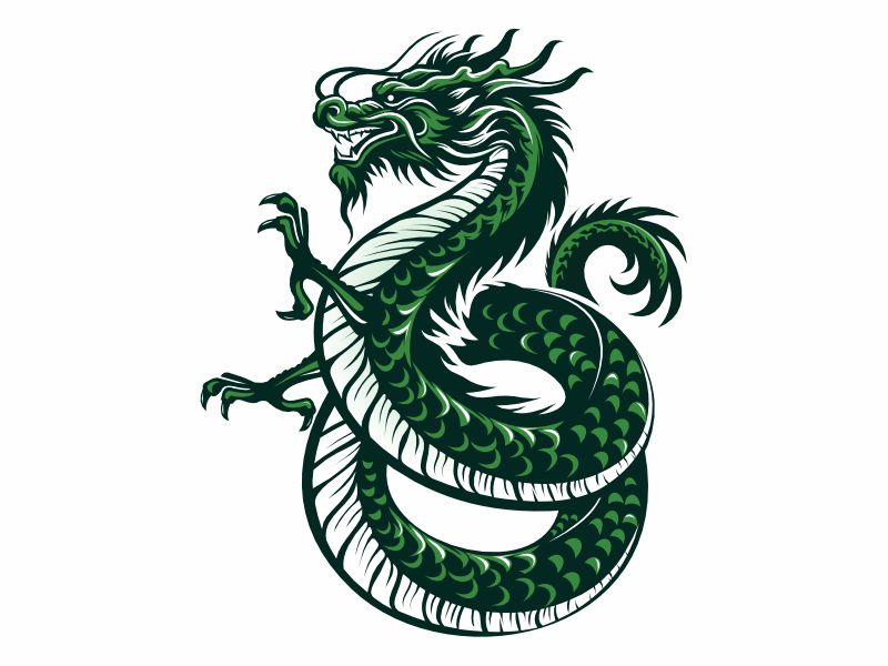 Order of Emerald Dragon logo design by Girly