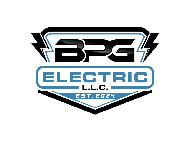 BPG ELECTRIC  L.L.C. logo design by Artomoro