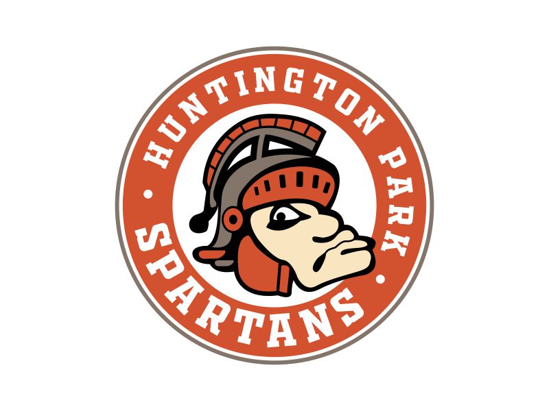 huntington park spartans logo design by ingepro
