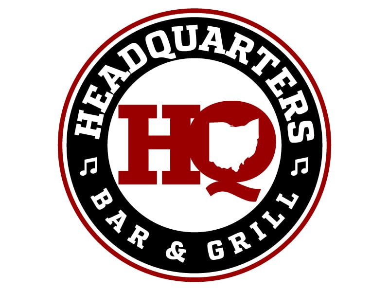 Headquarters Bar and Grill logo design by jaize