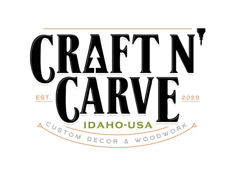 Craft N' Carve logo design by sanworks