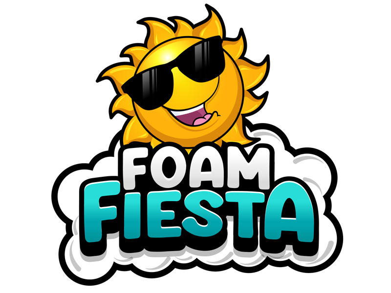 Foam Fiesta logo design by DreamLogoDesign
