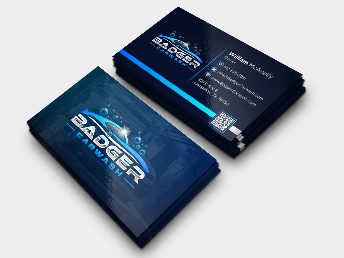 Badger Carwash logo design by yondi