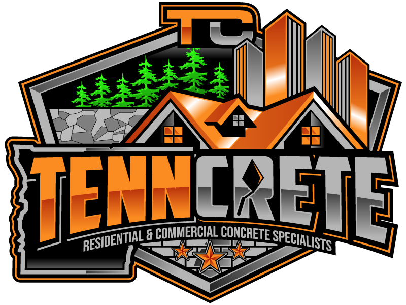 TennCrete logo design by Gilate