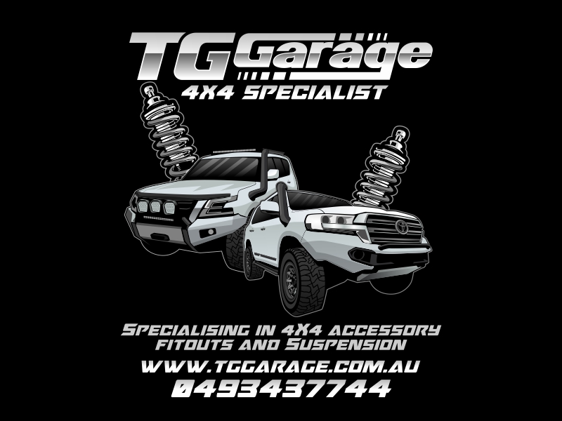 TG Garage logo design by rizuki