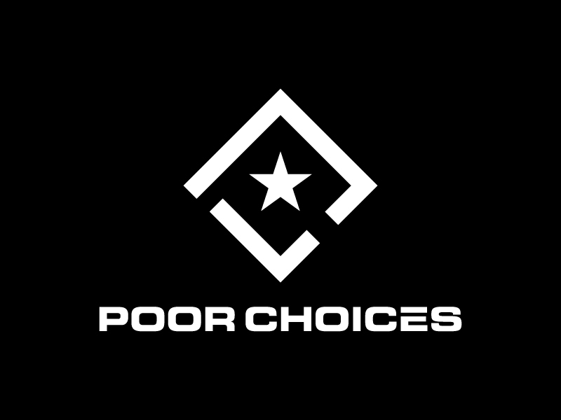 Poor Choices logo design by Creativeminds