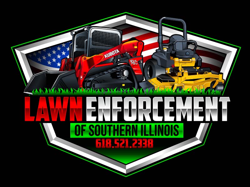 Lawn Enforcement of Southern Illinois logo design by axel182