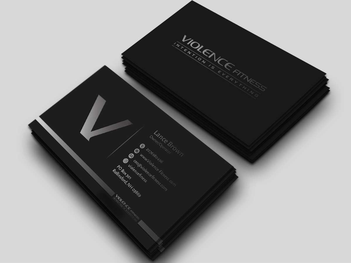 Violence Fitness logo design by grea8design