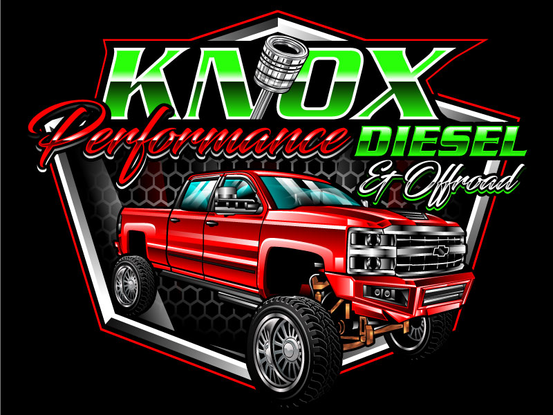 Knox Performance Diesel & Offroad logo design by LogoQueen