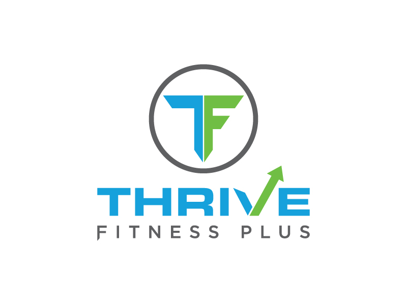 Thrive Fitness Plus logo design by Fear