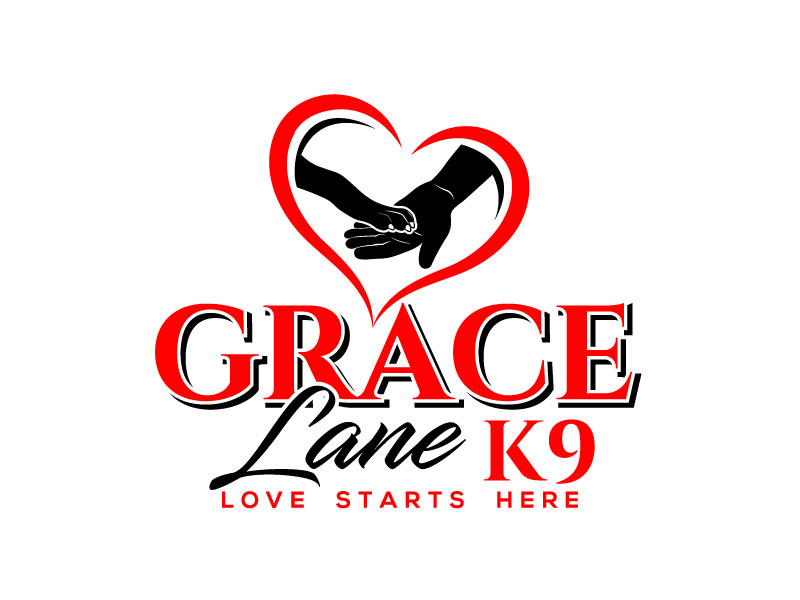 Grace Lane K9 logo design by Gilate