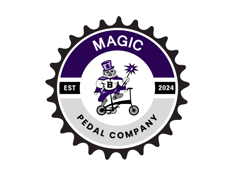 Magic Pedal Company logo design by Koushik